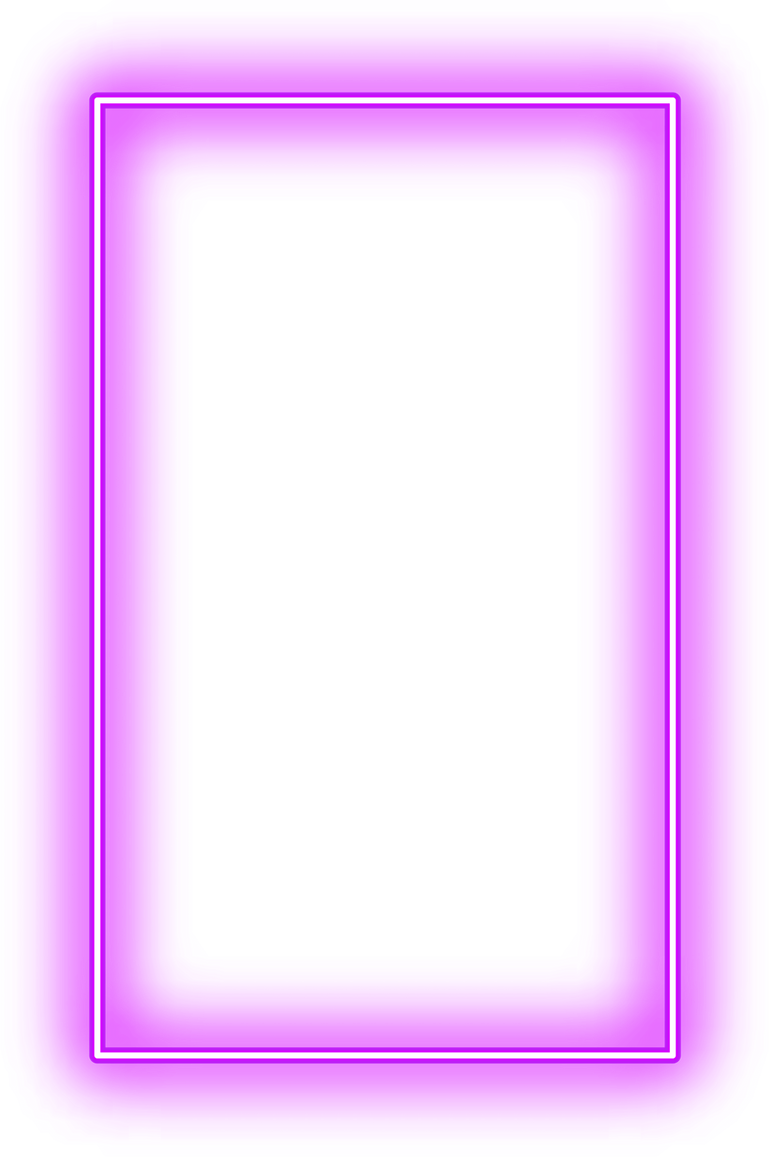 Violet Neon Rectangle